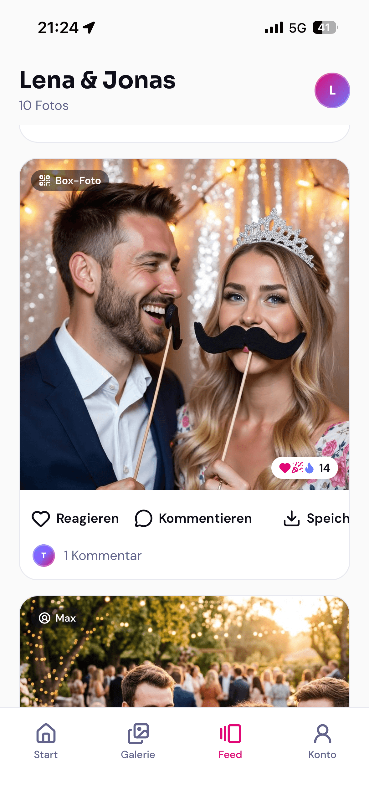 Live feed in de FexoBox Live-app