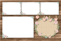 Photobooth printtemplate Bouquet Beauty - categorie Hochzeit