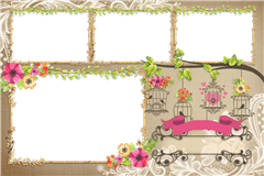 Photoboothprinttemplate Charming Floral – categorie Huwelijk