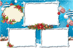 Photoboothprinttemplate Christmas Snow – categorie Kerstmis