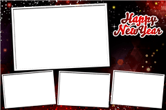 Photoboothprinttemplate New-Year2 – categorie Oudejaar