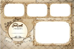 Photoboothprinttemplate Vintage Fairytale – categorie Huwelijk