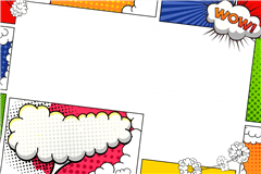 Photoboothprinttemplate heroes – categorie Sonstiges