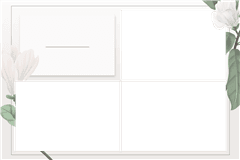 Photoboothprinttemplate magnolia – categorie Sonstiges